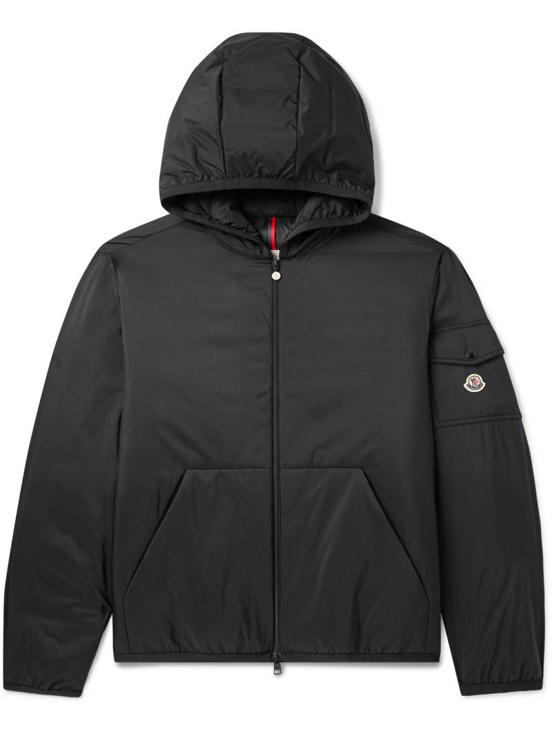Moncler - Monteynard Logo-Appliquéd Nylon Hooded Down Jacket - Men - Black - 2 von Moncler