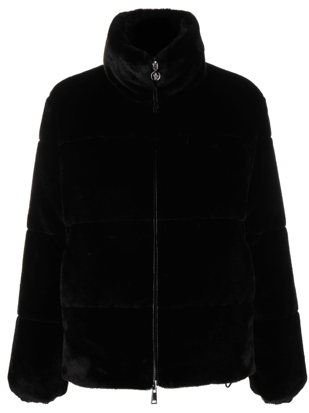 Moncler Jacke aus Faux Fur - Schwarz von Moncler