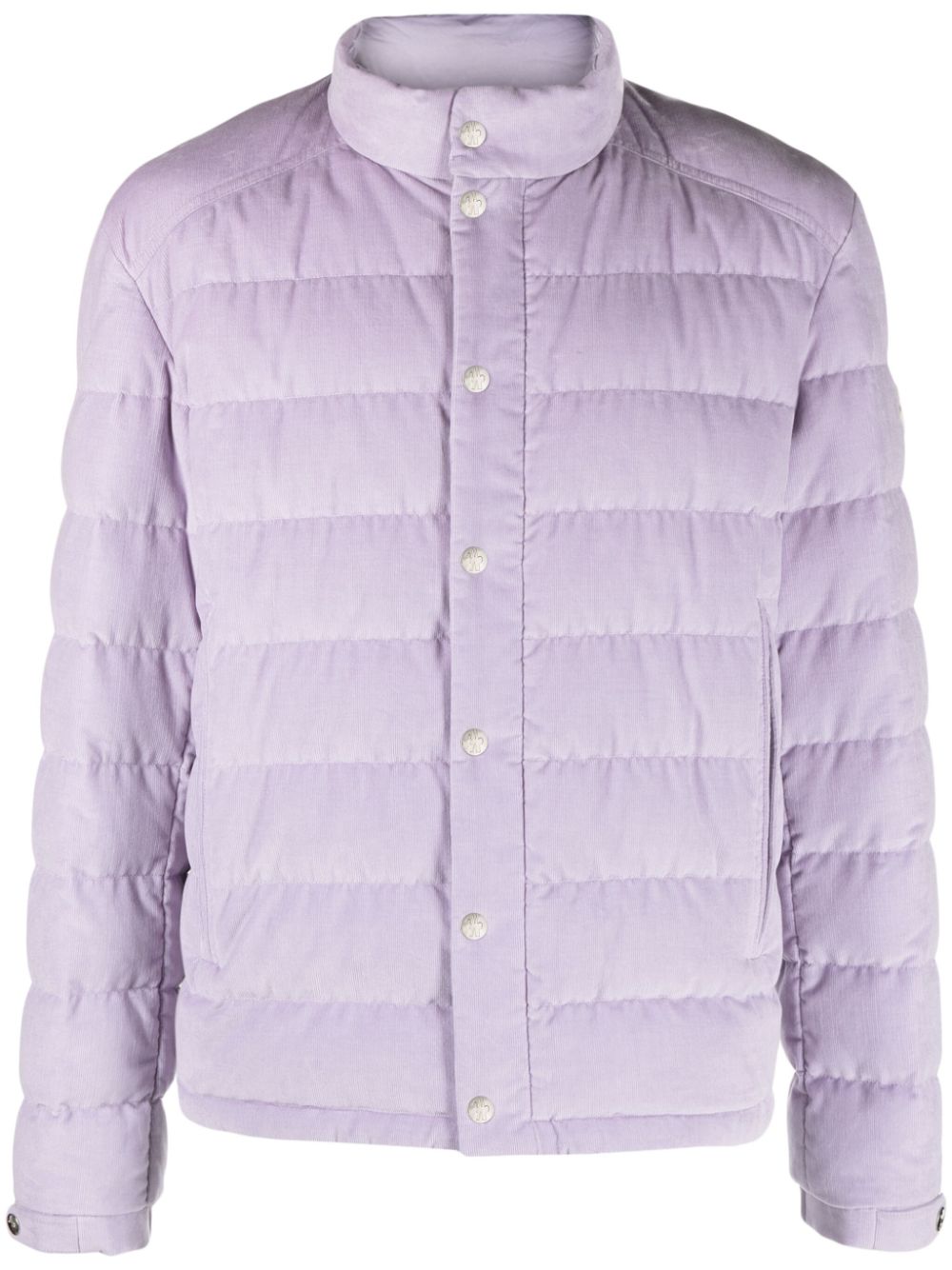 Moncler Rochebrune Daunenjacke aus Cord - Violett von Moncler