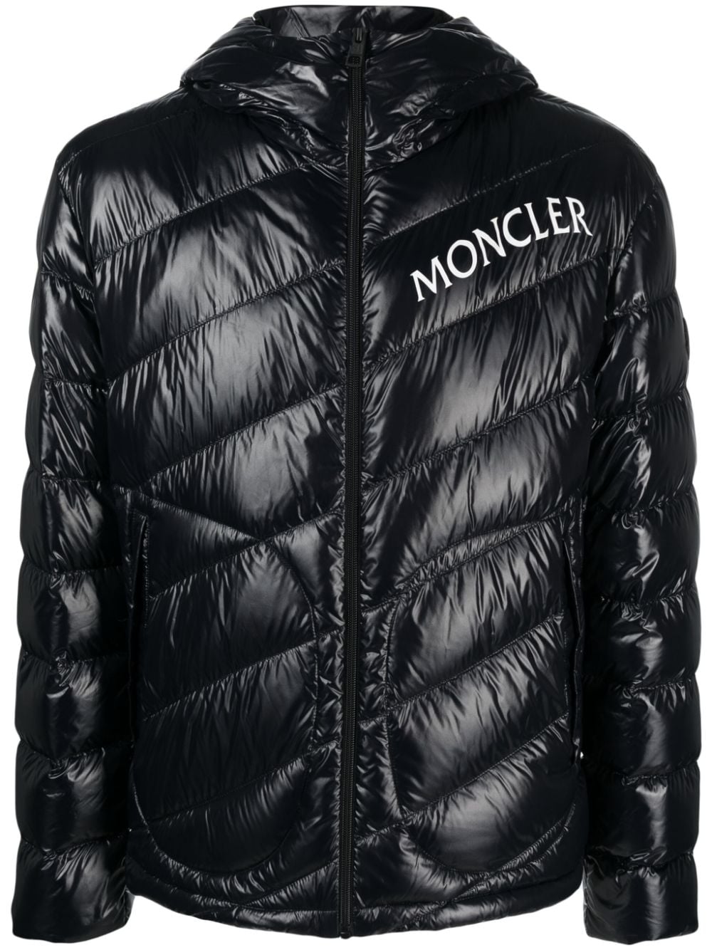 Moncler Gesteppte Shama Jacke - Schwarz von Moncler