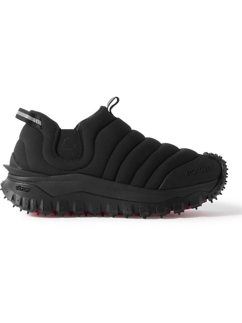Moncler - Trailgrip Après Quilted Shell Slip-On Sneakers - Men - Black - EU 41 von Moncler