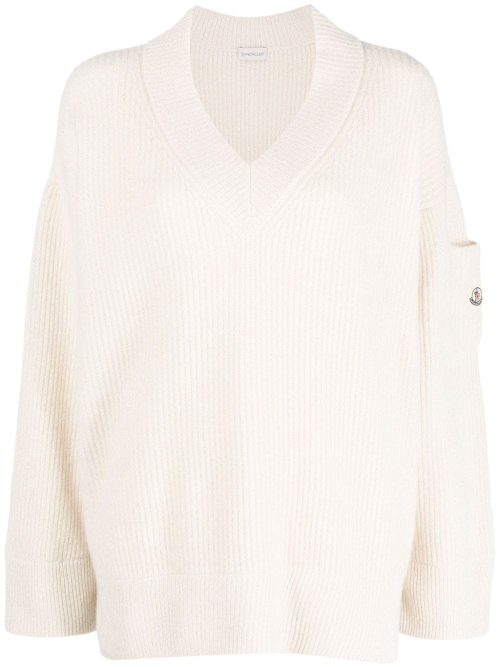 Moncler Pullover aus Wolle - Nude von Moncler