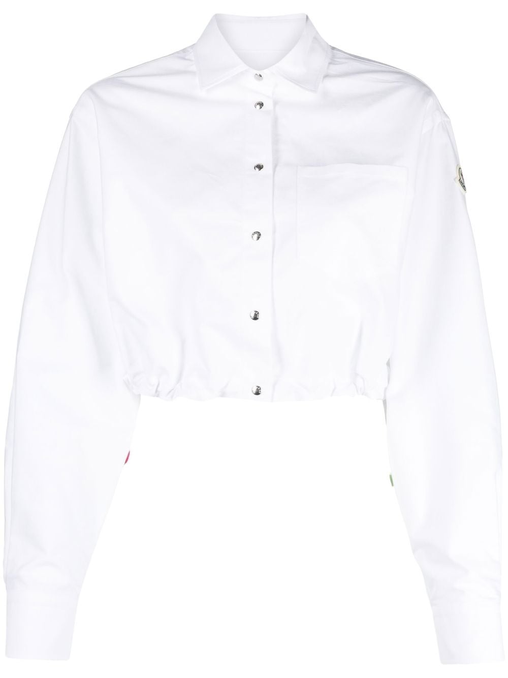 Moncler Geknöpftes Cropped-Hemd - Weiß von Moncler