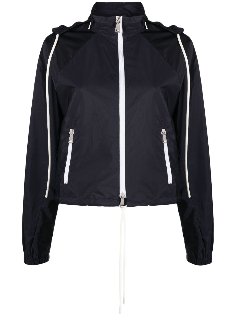 Moncler Jacke mit Kordelzug - Blau von Moncler