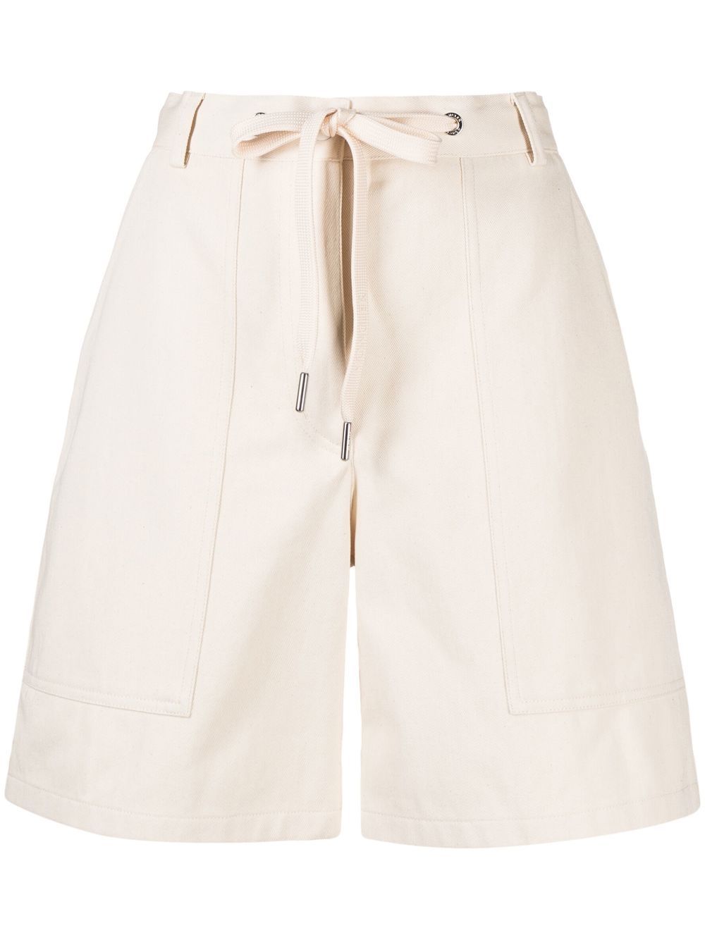 Moncler Knielange Shorts - Nude von Moncler