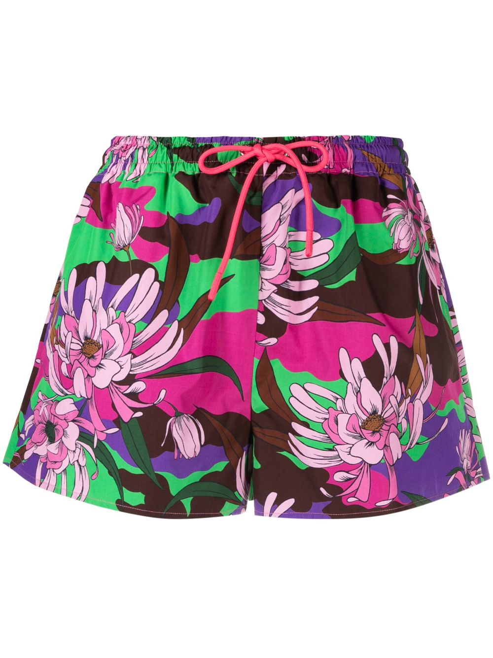 Moncler Shorts mit Blumen-Print - Rosa von Moncler