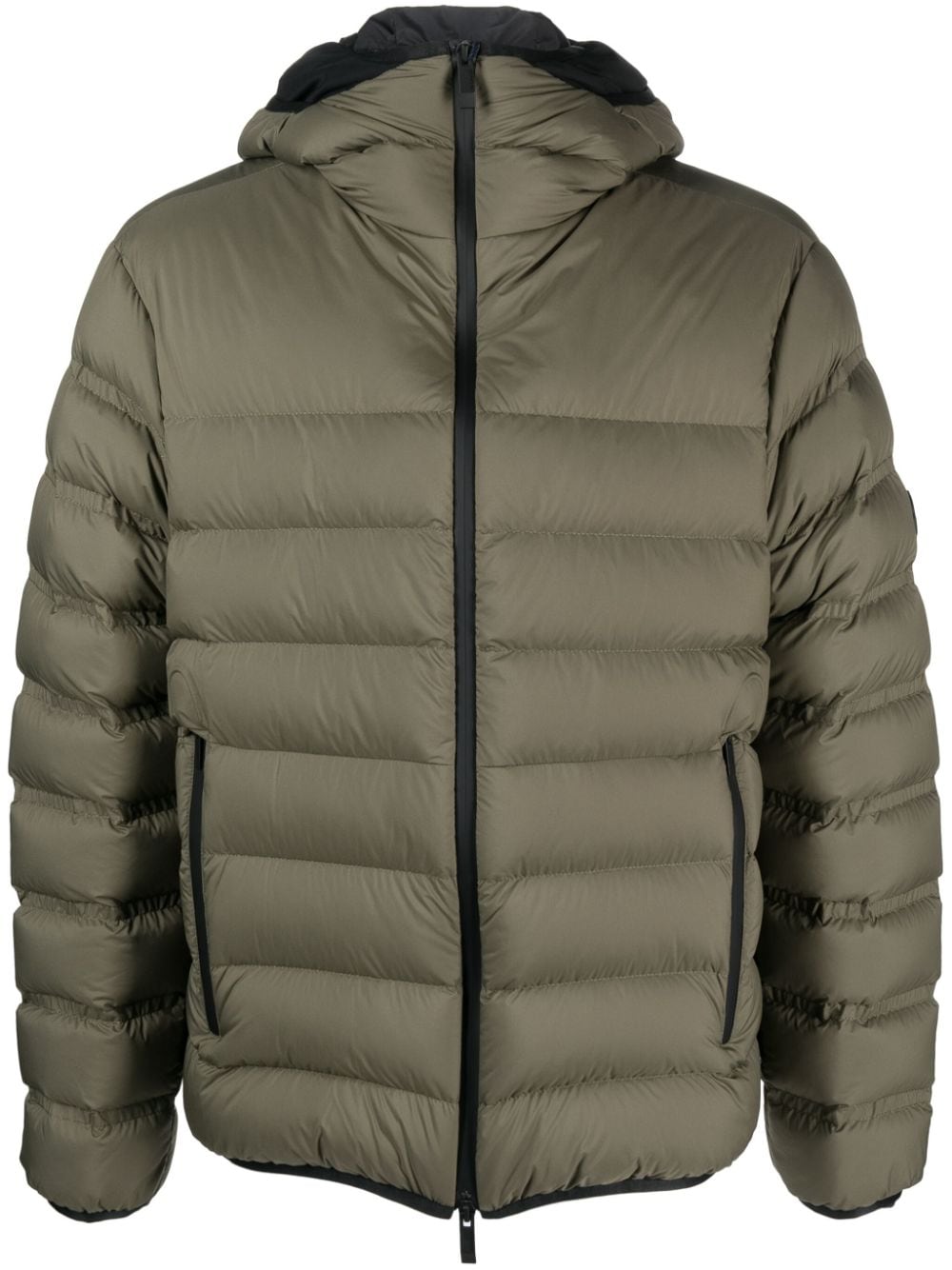 Moncler Gefütterte Kapuzenjacke - Grün von Moncler