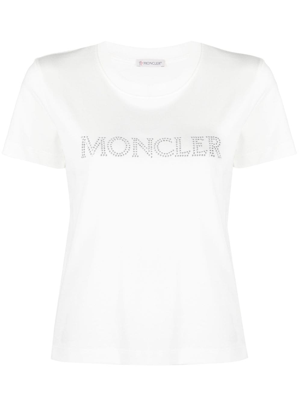 Moncler T-Shirt mit Logo - Weiß von Moncler