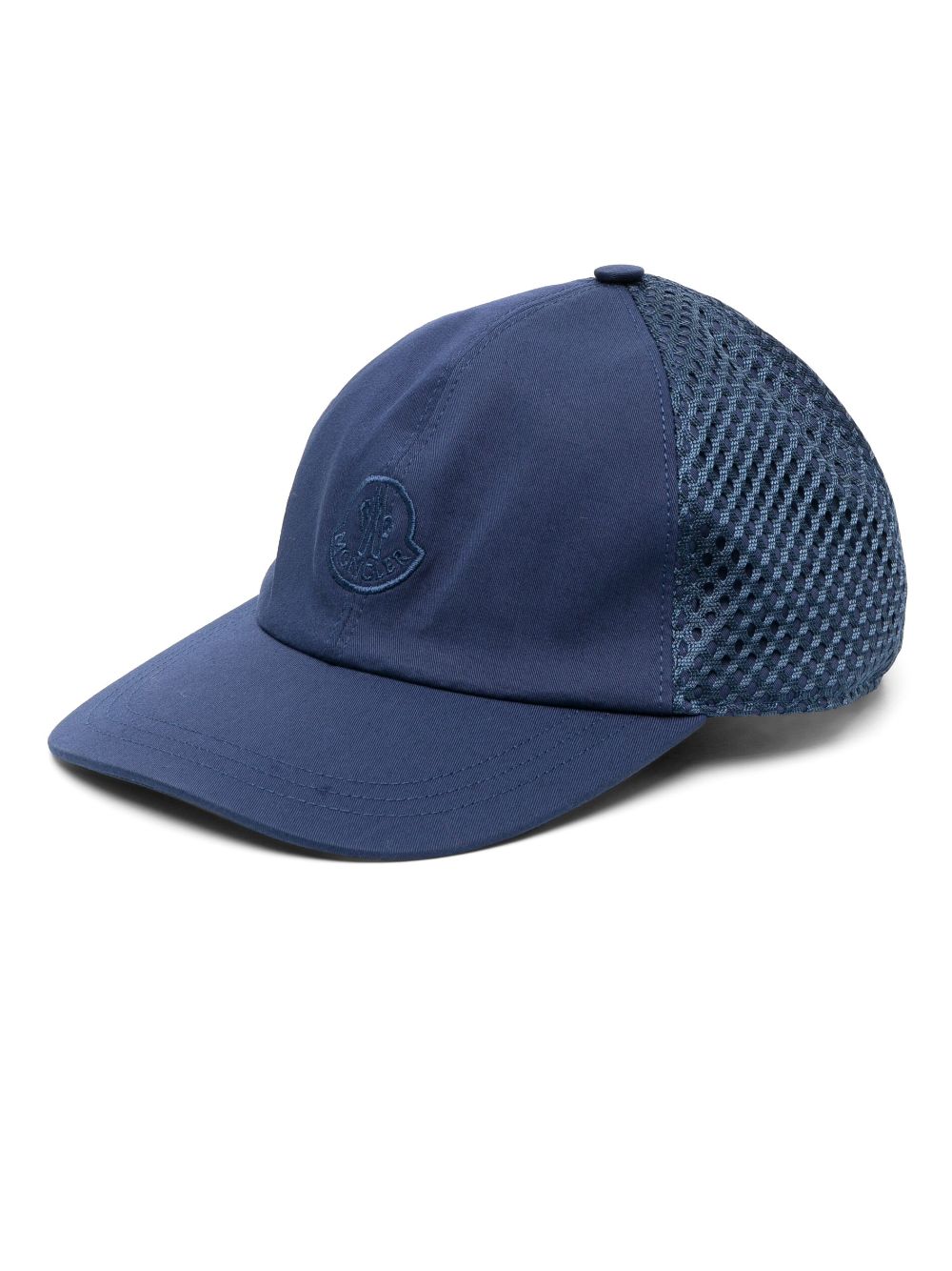 Moncler Baseballkappe mit Logo-Stickerei - Blau von Moncler