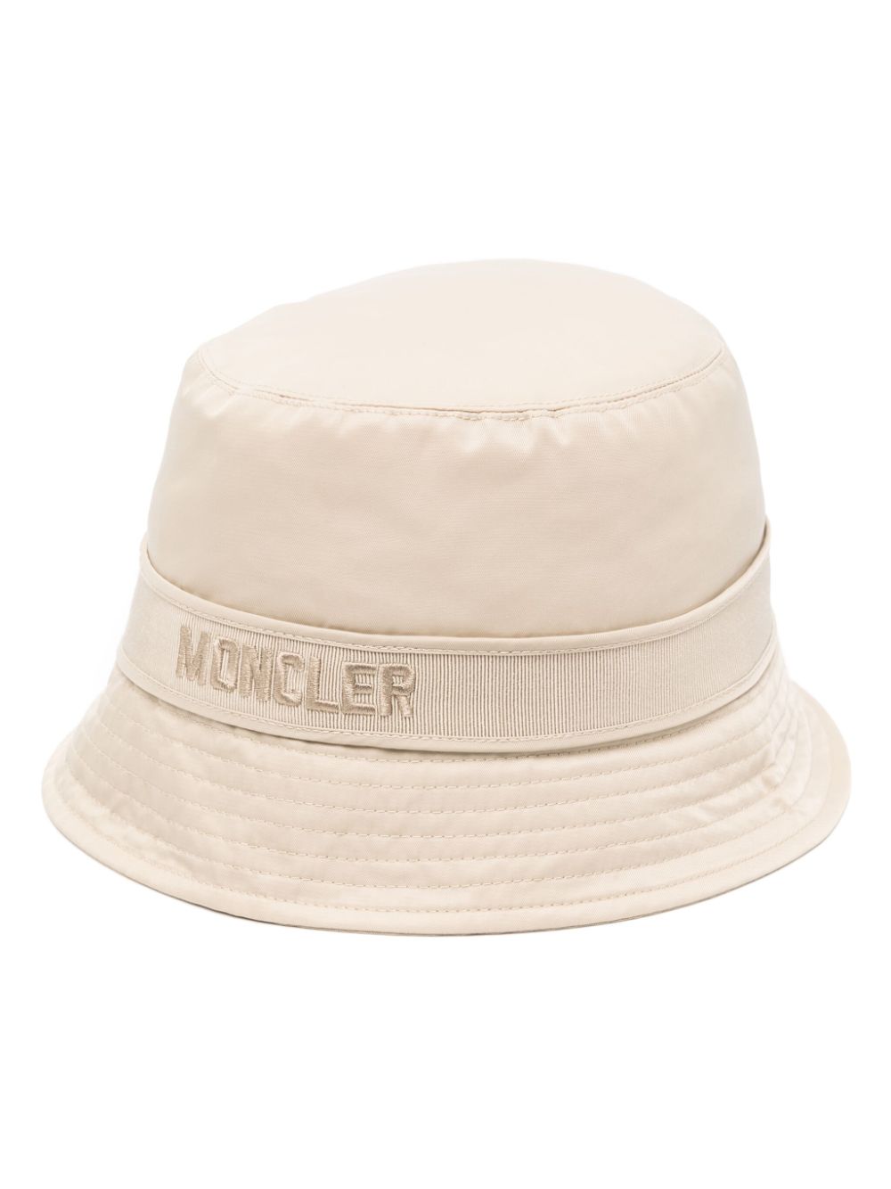 Moncler Fischerhut mit Logo-Stickerei - Nude von Moncler