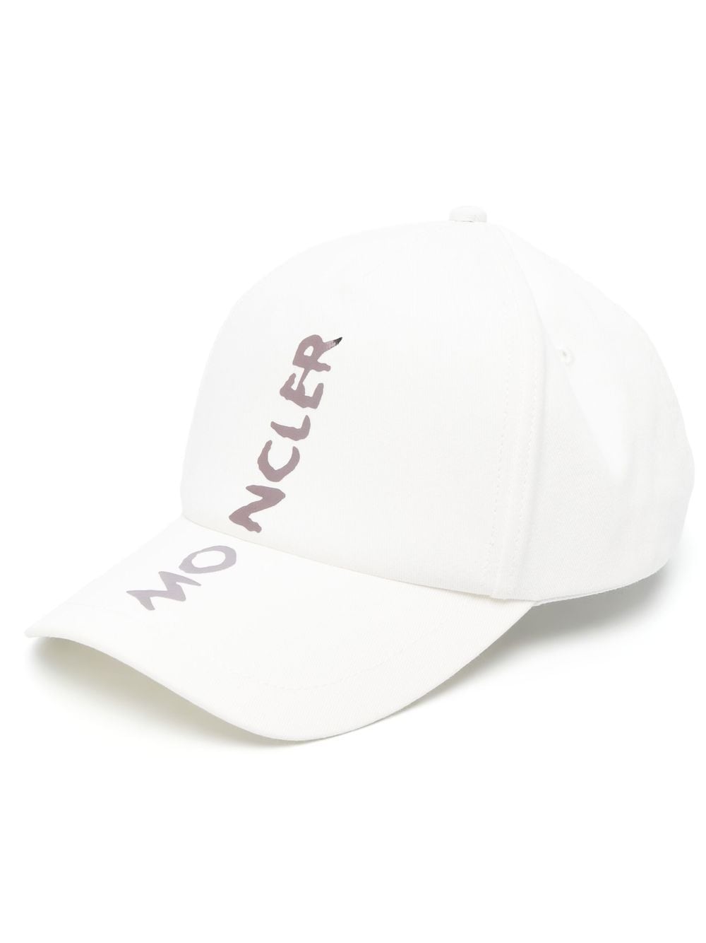Moncler Baseballkappe mit Logo-Print - Weiß von Moncler