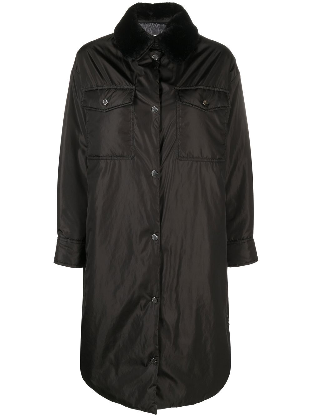 Moncler Lange Jacke - Schwarz von Moncler