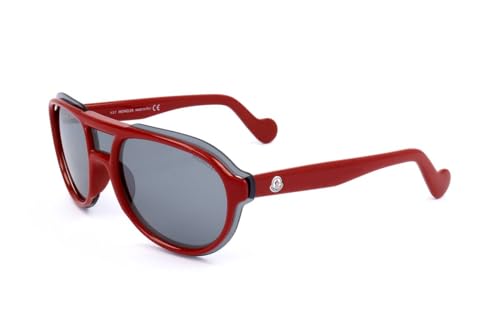 Sonnenbrillen Moncler ML0055 66C SHINY RED 00/00/ UNISEX von Moncler