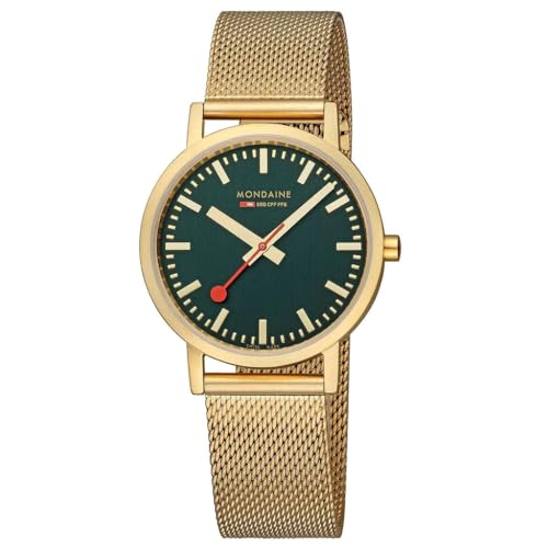 Mondaine Damen Analog Quarz Uhr mit Edelstahl Armband A660.30314.60SBM von Mondaine