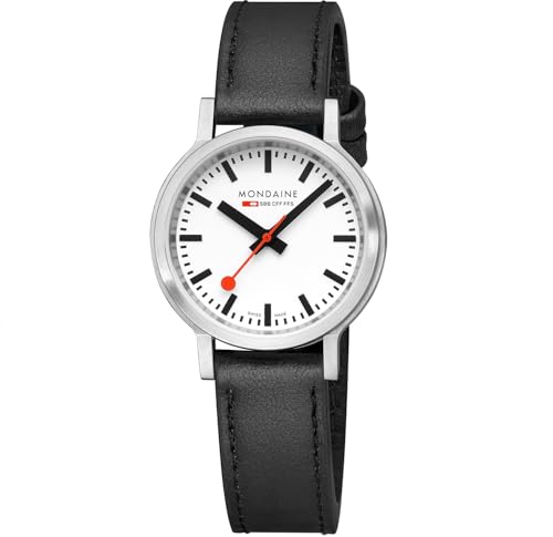 Mondaine Damen Analog Quarz Uhr mit Kunststoff Armband MST.3401B.LBV.Set von Mondaine