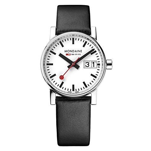 Mondaine Evo2 Unisex White Watch MSE.30210.LB von Mondaine