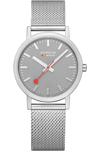 Mondaine Herren Analog Quartz Uhr mit Edelstahl Armband A6603031480SBJ von Mondaine
