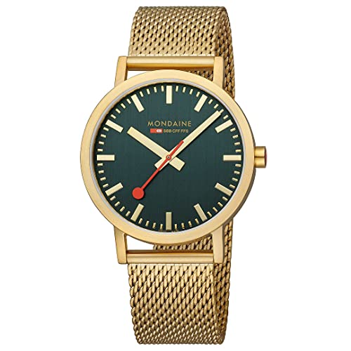 Mondaine Herren Analog Quarz Uhr mit Edelstahl Armband A660.30360.60SBM von Mondaine