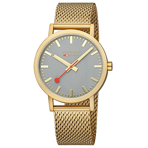 Mondaine Herren Analog Quarz Uhr mit Edelstahl Armband A660.30360.80SBM von Mondaine
