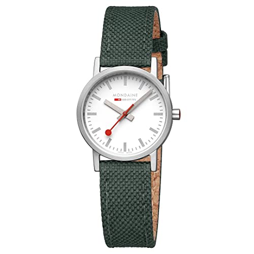 Mondaine Unisex Analog Quarz Uhr mit Textil Armband A6583032317SBS von Mondaine