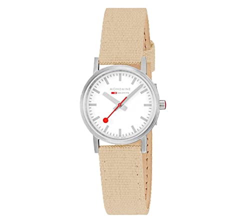 Mondaine Unisex-Erwachsene Analog Quartz Uhr mit Edelstahl Armband A6583032317SBK von Mondaine