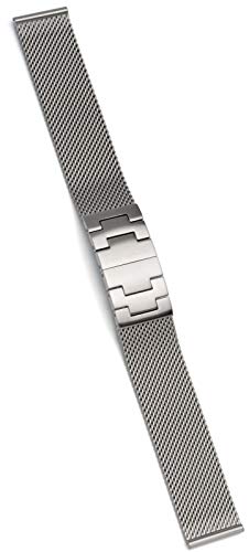 Mondaine Uhrenarmband Straps aus Edelstahl, Anstoßbreite: 17 mm, FM12618.STEM.XL von Mondaine