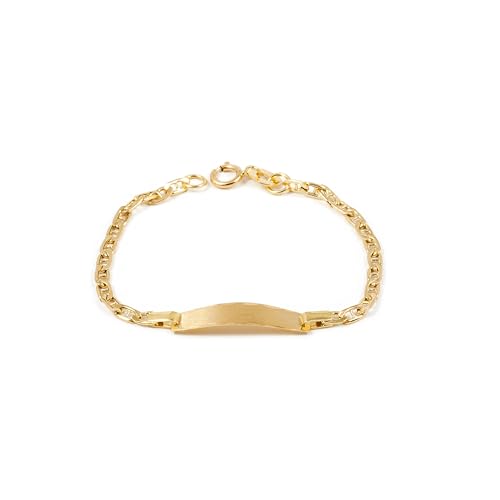 Monde Petit Kinder Armband Gelbgold 18 Karat (750) - Geschenkbox - Garantiezertifikat von Monde Petit