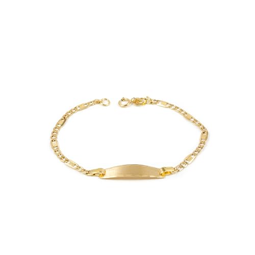 Kinder Armband Gelbgold 18 Karat (750) - Mondepetit - Geschenkbox - Garantiezertifikat von Monde Petit