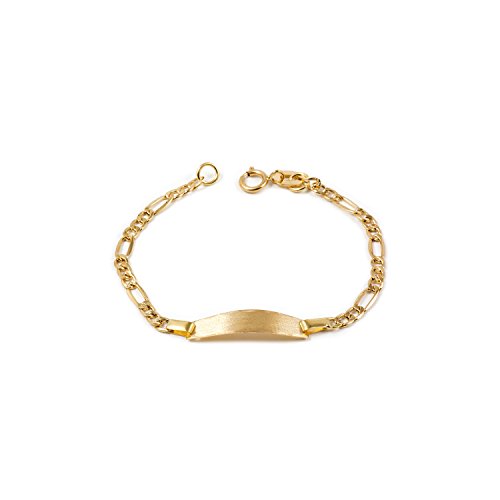 Kinder Armband Gelbgold 18 Karat (750) - Geschenkbox - Garantiezertifikat von Monde Petit