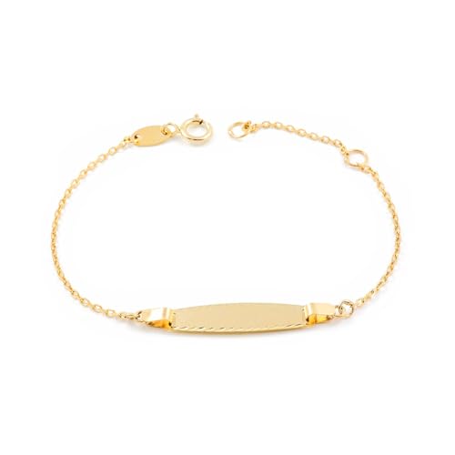 Monde Petit Kinder Armband Gelbgold 9 Karats (375) - Geschenkbox - Garantiezertifikat von Monde Petit