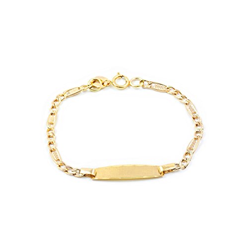 Monde Petit Kinder Armband Gelbgold 9 Karats (375) - Geschenkbox - Garantiezertifikat von Monde Petit