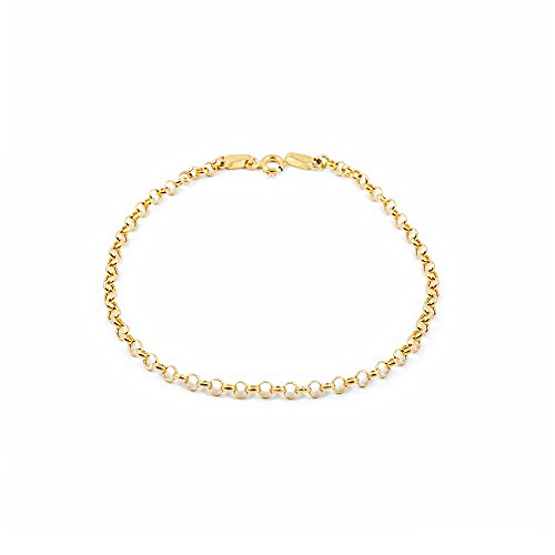 Monde Petit Armband Rolo Gelbgold 18 Karats (750) - Geschenkbox - Garantiezertifikat von Monde Petit