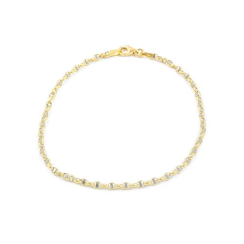 Monde Petit Damen Armband bicolor 18 Karat (750) - Geschenkbox - Garantiezertifikat von Monde Petit