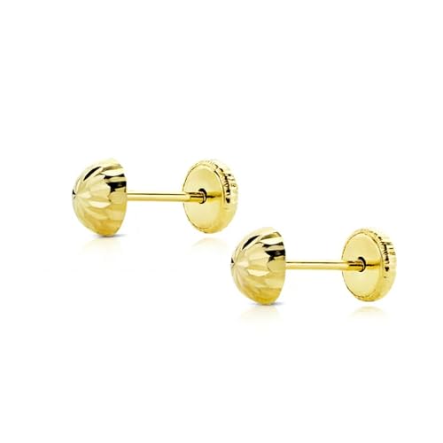 Monde Petit T1669P - Pendientes de bebe/niña oro 18 kts. media bola facetada 5 mm - Geschenkbox - Garantiezertifikat Monde Petit T1669P - Pendientes de bebe/niña oro 18 kts. media bola facetada 5 mm - Geschenkbox - Garantiezertifikat von Monde Petit