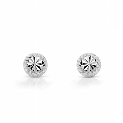 Monde Petit T1782P - Pendientes de bebe/niña oro blanco 18 kts. bola tallada 4 mm. - Geschenkbox - Garantiezertifikat Monde Petit T1782P - Pendientes de bebe/niña oro blanco 18 kts. bola tallada 4 mm. - Geschenkbox - Garantiezertifikat von Monde Petit