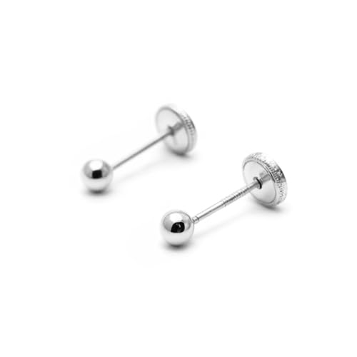 Monde Petit T1787P - Pendientes de bebe/niña oro blanco 18 kts. bola lisa 3 mm. - Geschenkbox - Garantiezertifikat Monde Petit T1787P - Pendientes de bebe/niña oro blanco 18 kts. bola lisa 3 mm. - Geschenkbox - Garantiezertifikat von Monde Petit