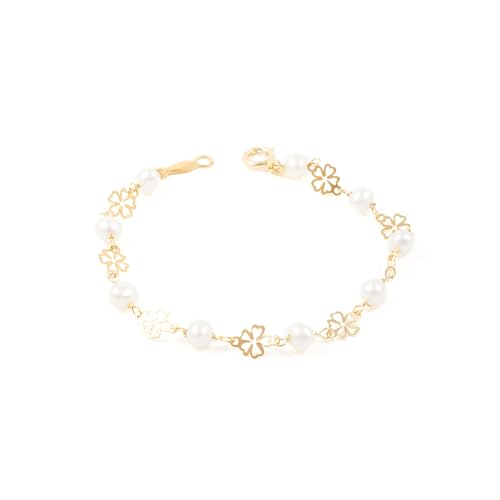 Monde Petit Kinder Armband Gelbgold 9 Karats (375) - Geschenkbox - Garantiezertifikat von Monde Petit