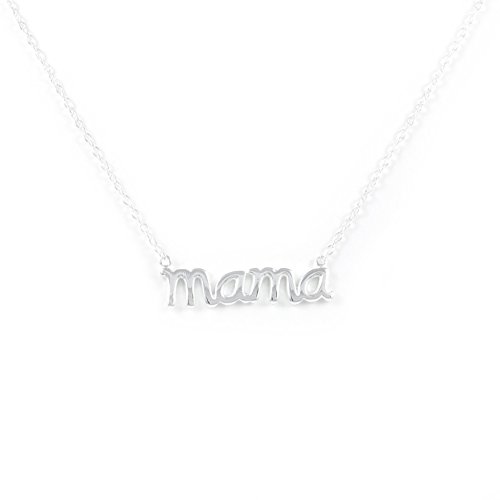 Mondepetit - Mama Halskette 925 Sterling Silber - Geschenkbox von Monde Petit