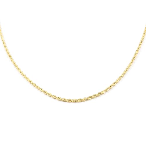 Monde Petit - Salomonic Kette Damen Halskette Gelbgold 18K Länge 40 cm Dicke 2.2 mm - Geschenkbox - Garantiezertifikat von Monde Petit