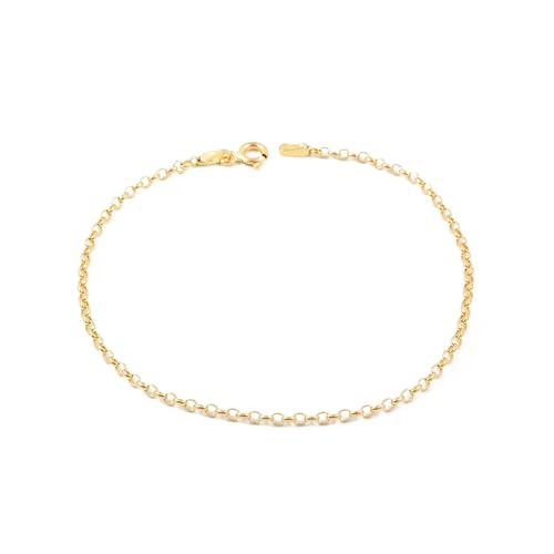 Monde Petit Armband Rolo Gelbgold 18 Karats (750) - Geschenkbox - Garantiezertifikat von Monde Petit