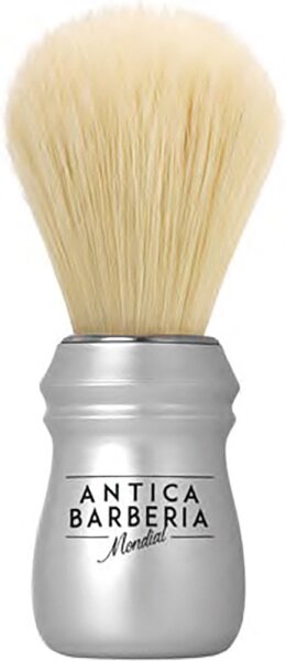 Mondial Antica Barberia Pure Bleached Bristle Rasierpinsel mit Kunststoff-Griff von Mondial