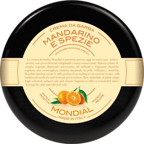 Mondial Luxury Shaving Cream Plexi Bowl 150 ml Mandarino E Spezie Mondial Luxury Shaving Cream Plexi Bowl 150 ml Mandarino E Spezie von Mondial