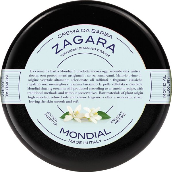 Mondial Luxury Shaving Cream Plexi Bowl 150 ml Zagara Mondial Luxury Shaving Cream Plexi Bowl 150 ml Zagara von Mondial