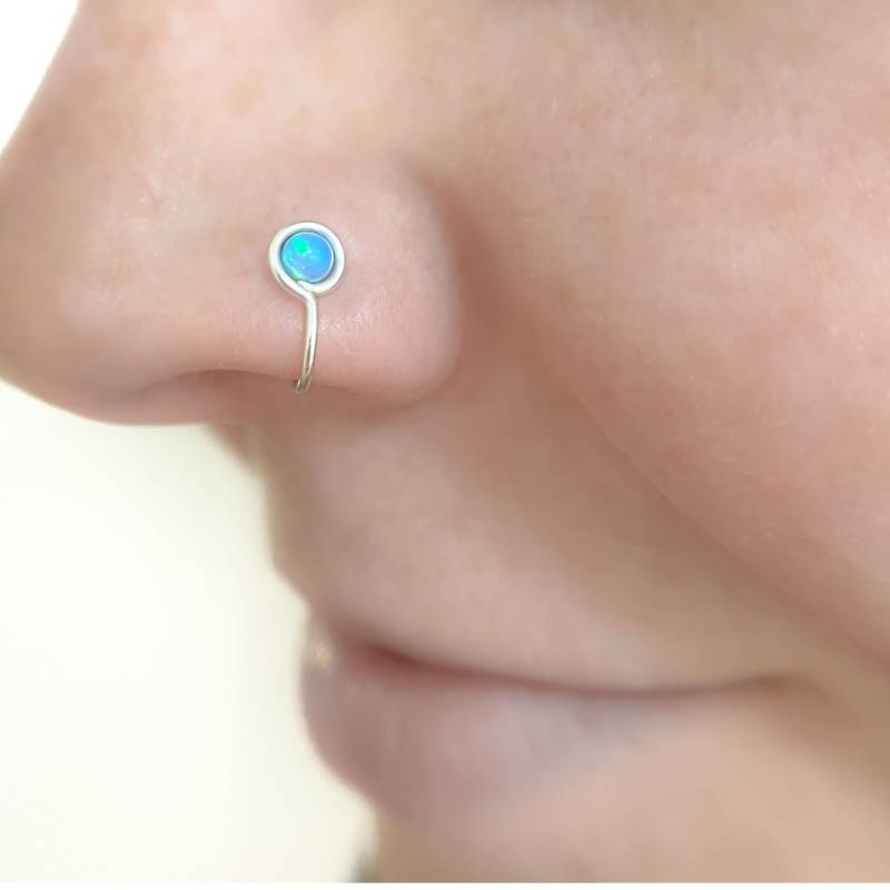Nasenmanschette Kein Piercing Falscher Nasenring - Clip On Falsches Nasenpiercing von MondliDesigns