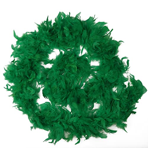 Mondo Tessuti Federboa - echte Feder tierischen Ursprungs, grün, 200cm Mondo Tessuti Federboa - echte Feder tierischen Ursprungs, grün, 200cm von Mondo Tessuti