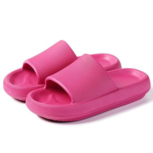 MoneRffi Badelatschen Damen Badeschuhe Herren-Badeschlappen Hausschuhe Damen, Cozislides Airfoot Wolken Wolkenschuhe Rutschfeste Pantoletten，Sommer Cozy Slides Schlappen45mm von MoneRffi