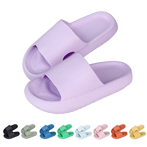 MoneRffi Badelatschen Damen Herren Wolkenschuhe- cloud slides Badeschuhe wolken damen airfoot hausschuhe Cloudyzz Bequeme rutschfeste Dusch Badeschlappen von MoneRffi