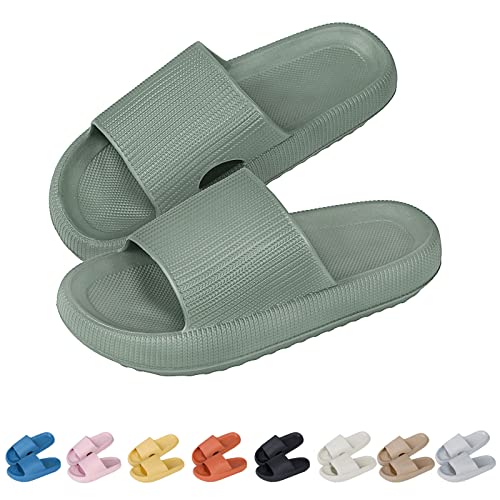 MoneRffi Badelatschen Damen Herren Wolkenschuhe- Cloud Slides original Badeschuhe Wolken Damen airfoot Hausschuhe Cloudyzz Bequeme rutschfeste Dusch Badeschlappen von MoneRffi