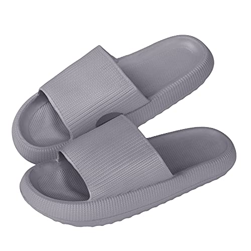 MoneRffi Original Badelatschen Damen Herren,Airfoot Wolkenschuhe Badeschuhe Damen Badeschlappen,Cozy Slides Wolken Schlappen,Hausschuhe Sommer Rutschfeste Pantoletten von MoneRffi