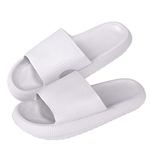 MoneRffi Original Badelatschen Damen Herren,Airfoot Wolkenschuhe Badeschuhe Damen Badeschlappen,Cozy Slides Wolken Schlappen,Hausschuhe Sommer Rutschfeste Pantoletten von MoneRffi